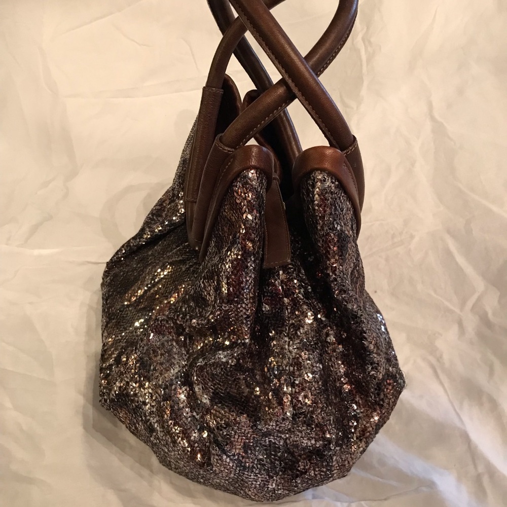 Jimmy Choo Diego Multicolor Python Print Purse - Picture 3 of 8